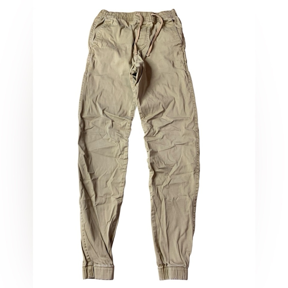 Hollister Stacked Skinny Jogger - Khaki Tan - Men’s XS